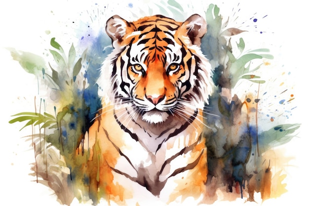 Gatto animale giungla tigre illustrazione fauna selvatica predatore selvaggio mammifero zoo