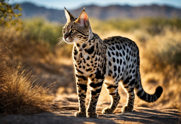 Gatto di razza Savannah