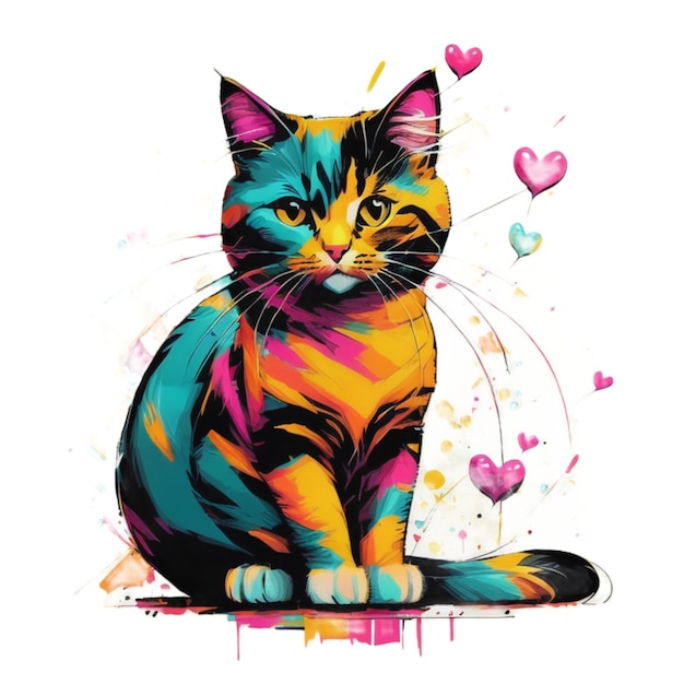 gatto pop art