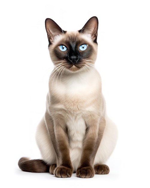 Gatto siamese in posa