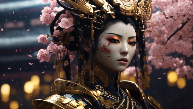 Geisha d'oro a Sakura