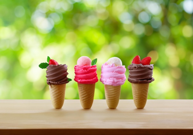 Gelati colorati