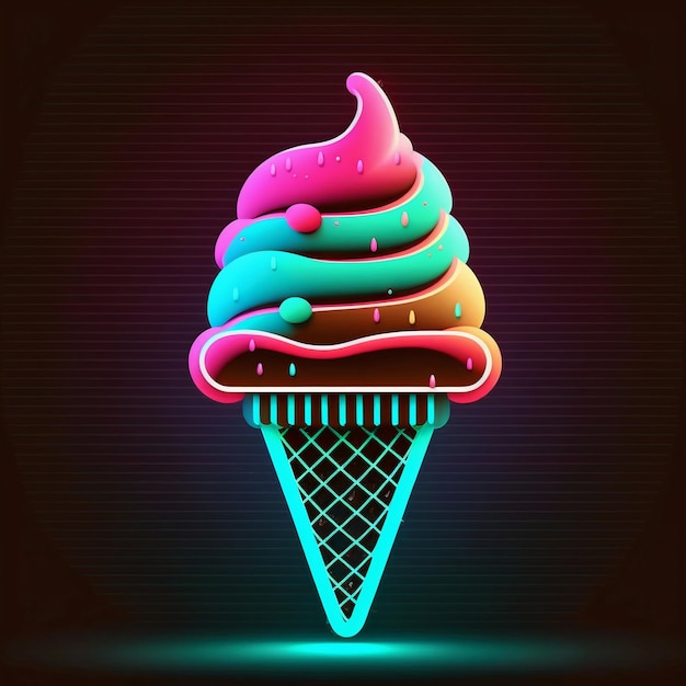 gelato al neon