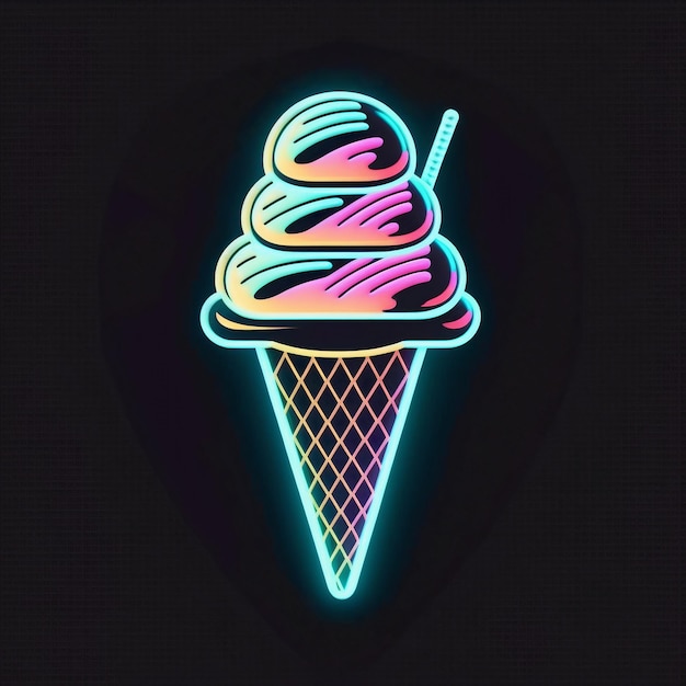 gelato al neon