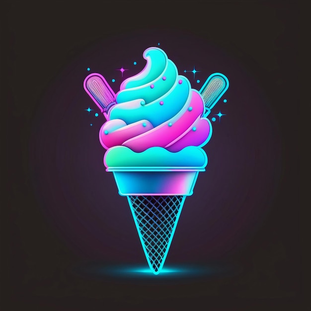 gelato al neon