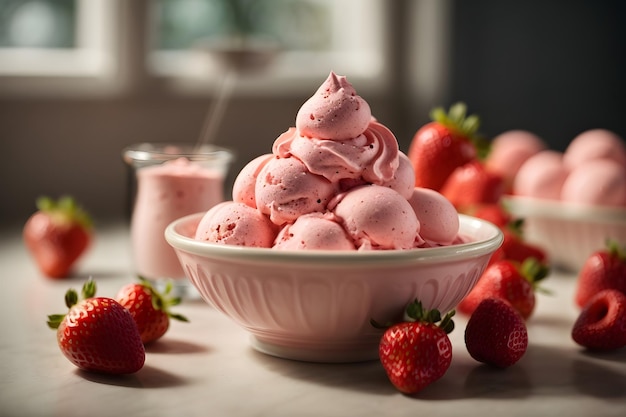 Gelato alla fragola