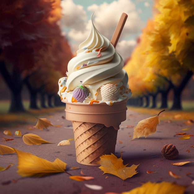 Gelato in autunno