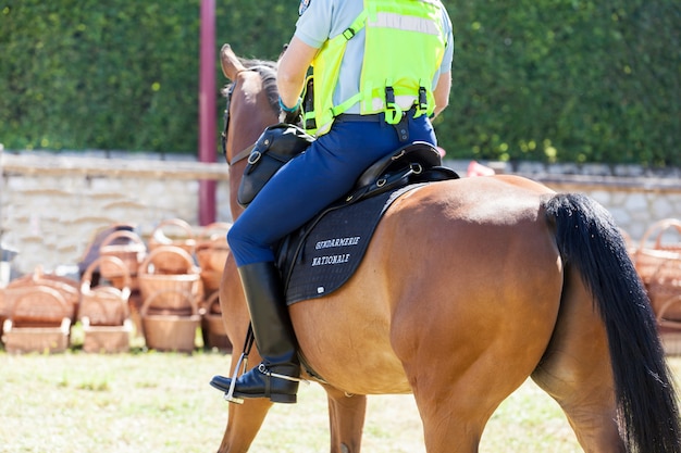 Gendarme montato francese