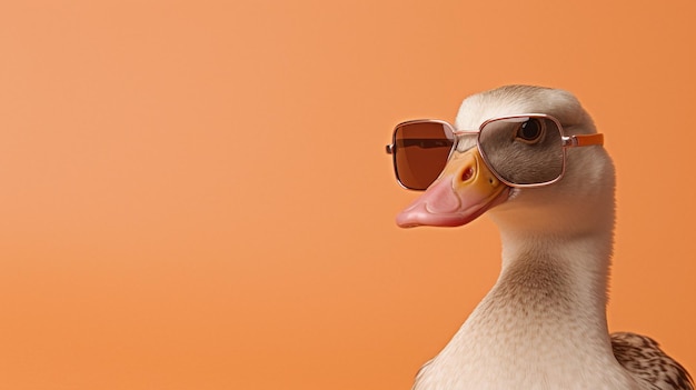 Generativa AI Cool Duck A Quackin 'Summer Vibes