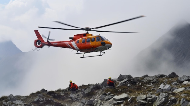 Generative AI Tatry e soccorso in elicottero