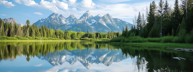 generato dal lago di sorgente AI