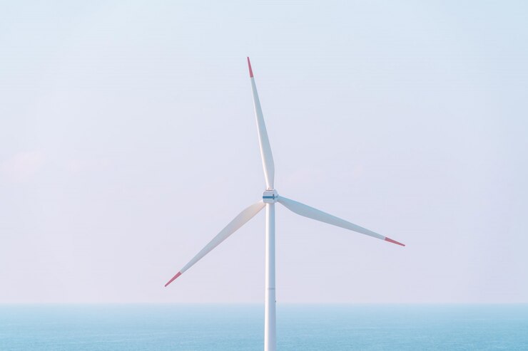 Generatore elettrico del generatore eolico per energia rinnovabile nella città Giappone di Sakata.