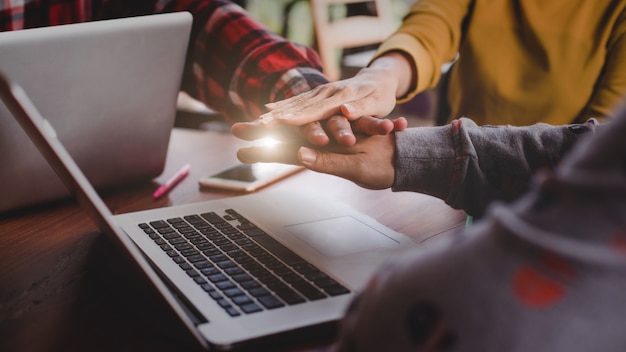 Gente di affari di lavoro di squadra concetto di relazione di collaborazione