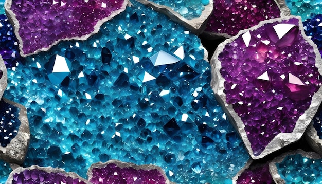 Geode Glamour CrystalInspired Texture