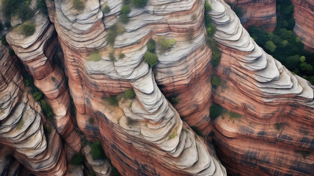 Geologia paesaggio delle scogliere di arenaria