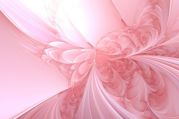 geometria dell'onda frattale rosa illustrazione di sfondo astratta modello geometrico minimo forme dinamiche composizione intrecci ornamenti