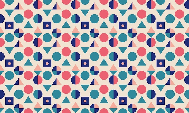 Geometria moderna sfondo di carta da parati a modello senza cuciture