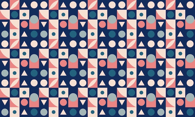 Geometria moderna sfondo di carta da parati a modello senza cuciture