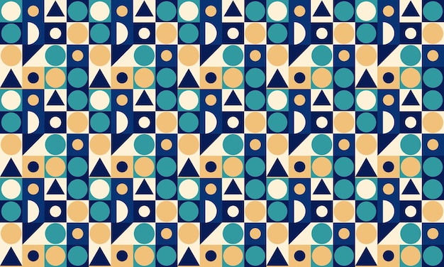 Geometria moderna sfondo di carta da parati a modello senza cuciture