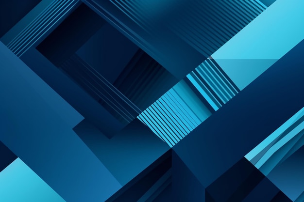 Geometric blue stripe background