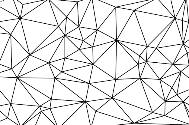 Geometric Outline Abstract Background Low Poly Design