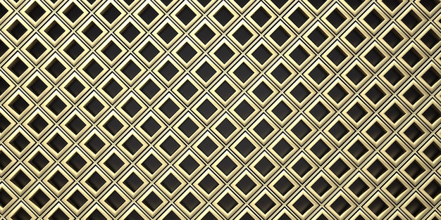 Geometrica forma quadrata pattern texture di sfondo illustrazione 3d