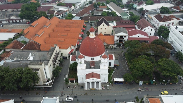 Gereja Blenduk (Chiesa di Blenduk) a Kota Lama Semarang, è la più antica chiesa cristiana di Giava centrale