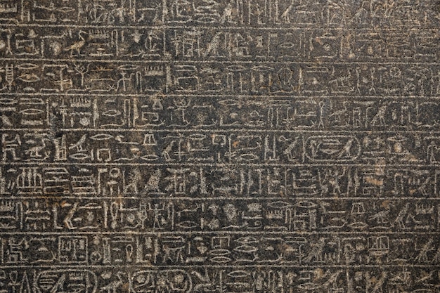 Geroglifici egiziani Sfondo vintage