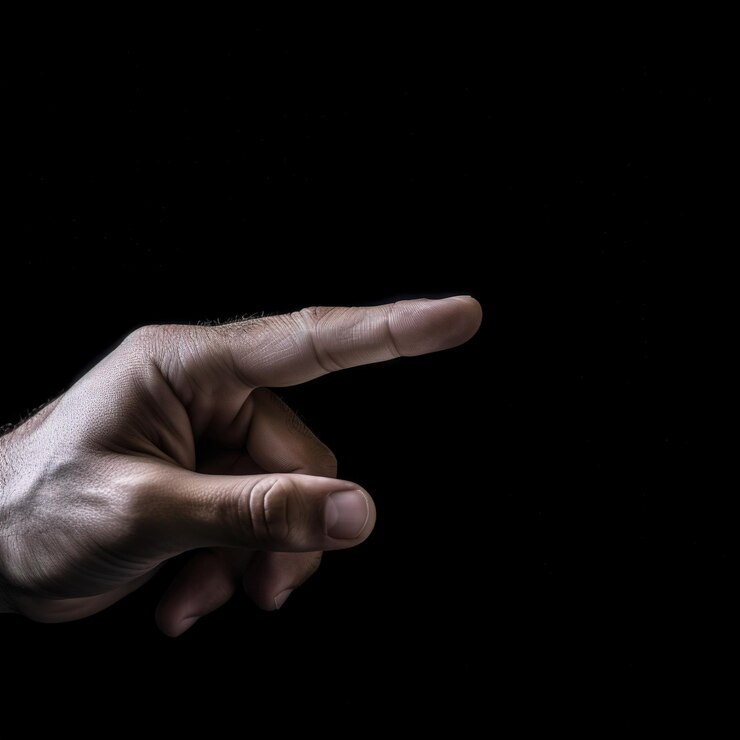 Foto gesto della mano umana