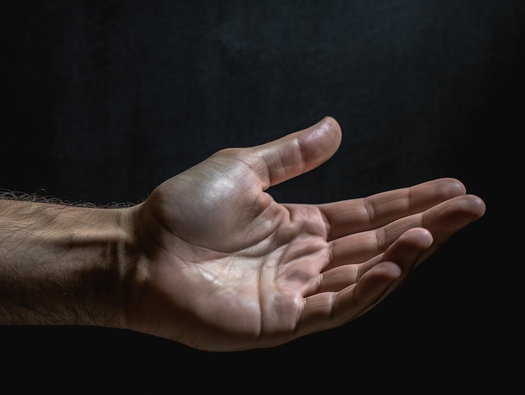 Foto gesto della mano umana