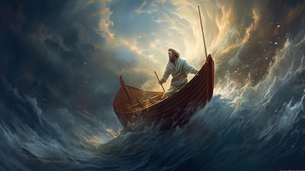 Gesù che calma la tempesta
