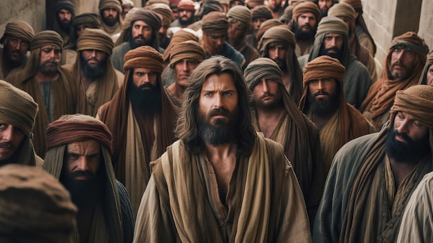 Gesù con i farisei