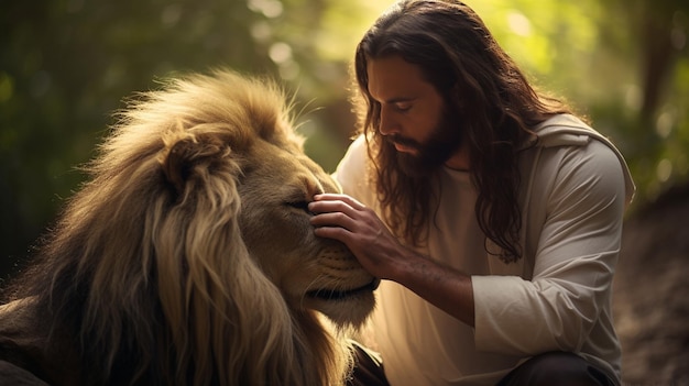 Gesù con il leone