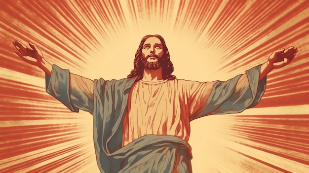 Gesù Cristo Generazione Illustrativa Ai