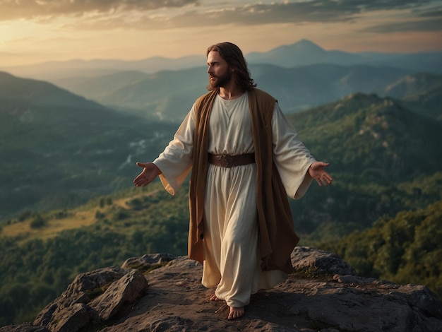 Gesù Cristo sotto le montagne