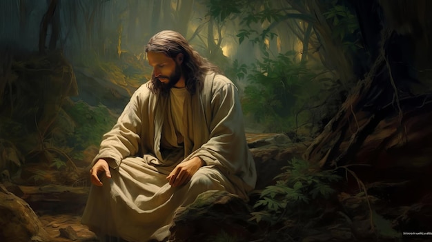 Gesù nell'orto del Getsemani