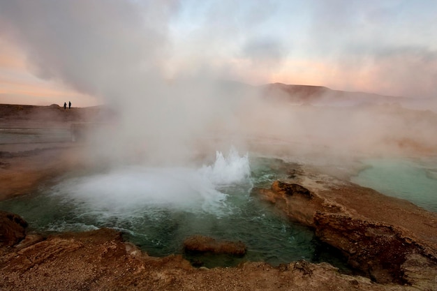 Geyser El Tatio Deserto Atacama Cile