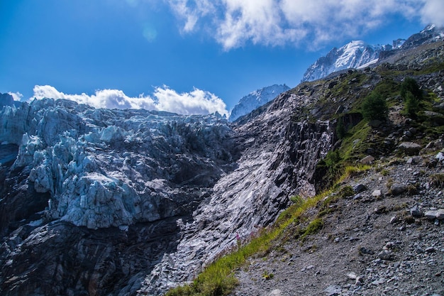 Ghiacciaio di argentierechamonixhaute savoiefrance