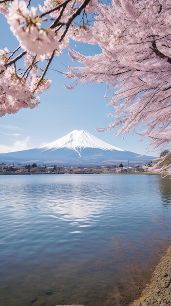 Giappone zen paesaggio vista panoramica fotografia Sakura fiori pagoda pace silenzio torre muro