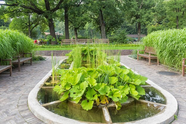 Giardini Bernardine Park nel centro di Vilnius