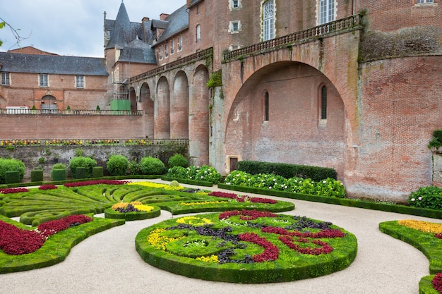 Giardini del Palais de la Berbie ad Albi Tarn Francia