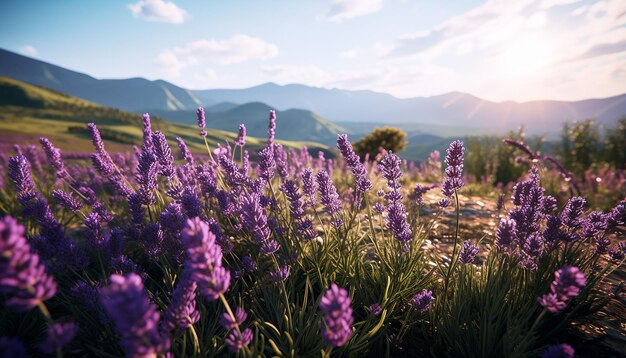 Giardini di lavanda nella provincia di Burdur in Turchia