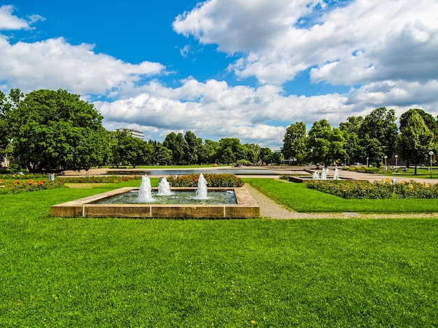 Giardini HDR a Stoccarda Germania