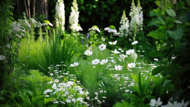 Giardino di fiori IA generativa