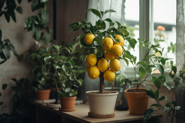 Giardino di limoni in vaso Genera Ai