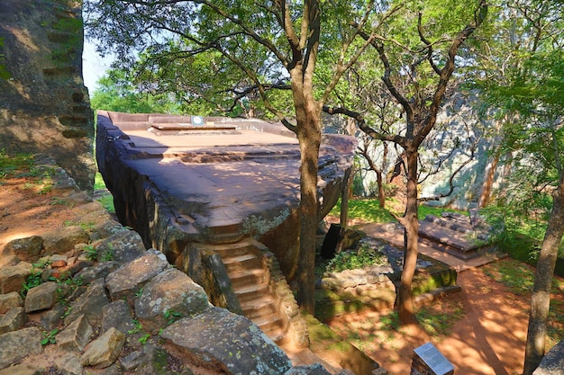 Giardino di Sigiriya nello Sri Lanka