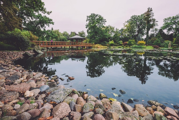 Giardino giapponese a Wroclaw in Polonia