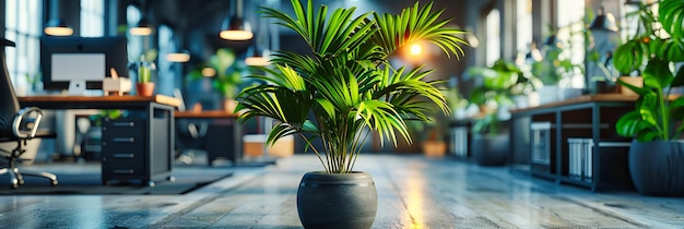 Giardino interno tropicale con piante verdi lussureggianti Moderna casa elegante con arredamento botanico