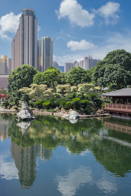 Giardino pubblico Nan Lian, convento di Chi Lin, Hong Kong