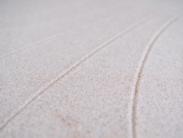 giardino zen Giappone natura sfondo calma astratta onda sulla spiaggia disegno modello consistenza linea d'onda sulla sabbia del deserto buddismo simboli rilassamento semplicità meditazione armonia aromaterapia spa